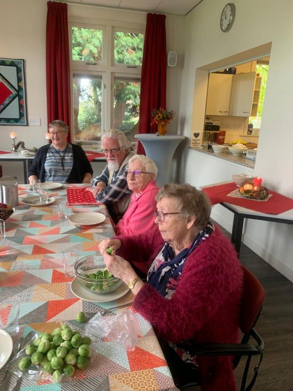 Eerste maaltijd verzorgd door de C.O.D. voor alleengaanden (okt. 2019)