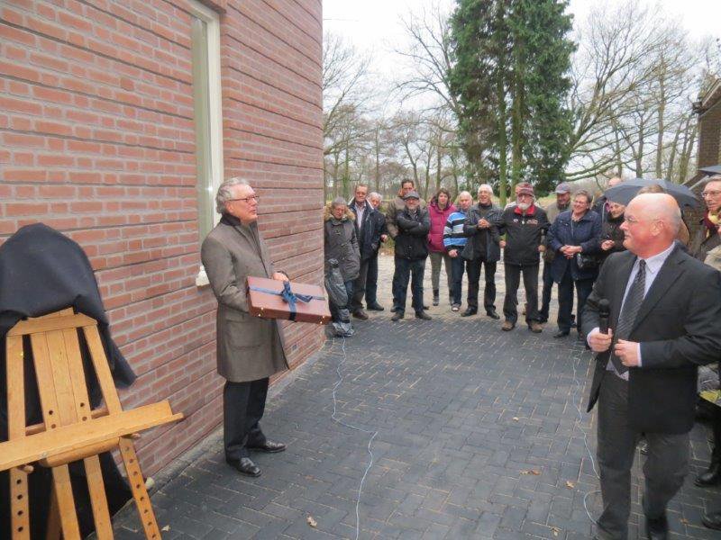 Onthulling plaquette december 2013