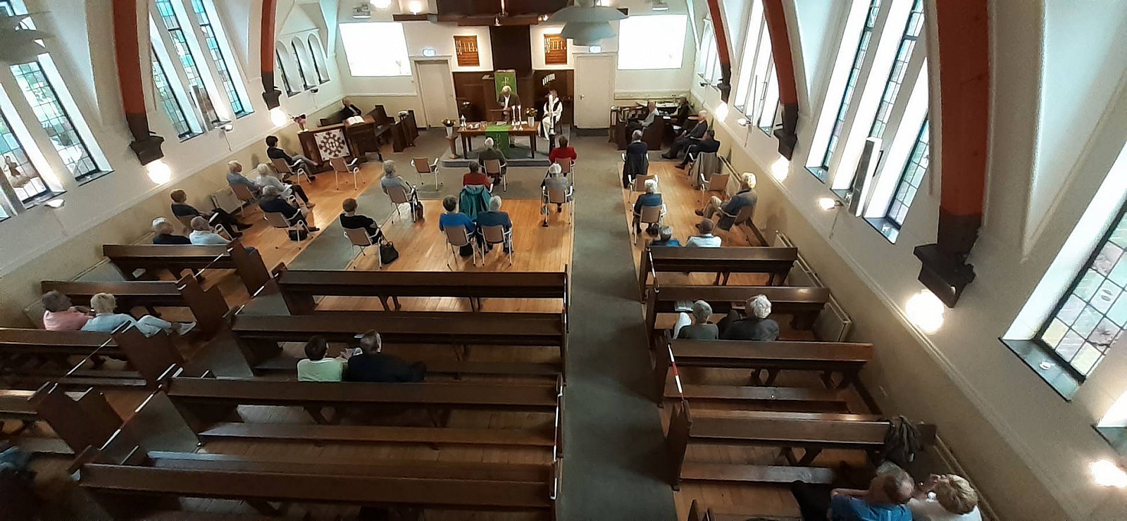 De eerste kerkdienst tijdens de corona 05-06-2020