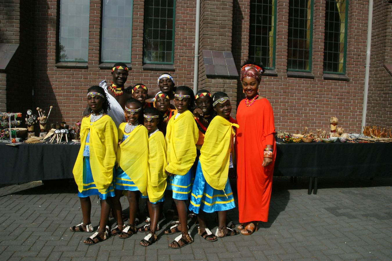 Oegandees kinderkoor uit Bukomansimbi 21-05-2017